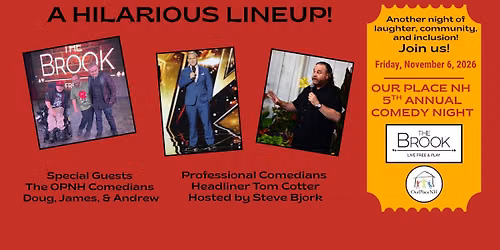 Our Place NH 5th Annual Comedy Night