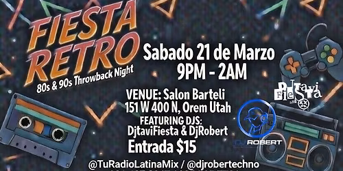 LA FIESTA RETRO que no te puedes perder! Todo 80s 90s hits