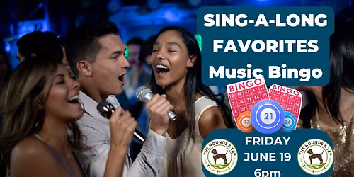 Music Bingo - FREE - SING-A-LONG FAVS