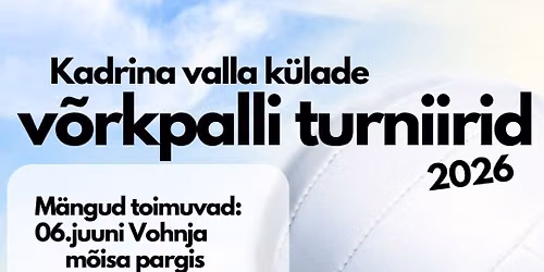 Ridak\u00fcla: IV Kadrina valla k\u00fclade v\u00f5rkpalli turniir