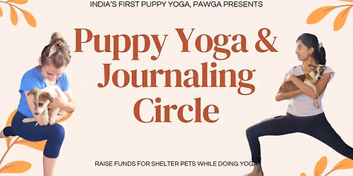 Pawga's Puppy Yoga + Journaling Circle at The Pilates Studio