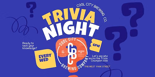 TRIVIA at Cool City Brewing Company 
