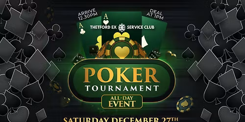 All Day Poker Event \u2665\ufe0f\u2660\ufe0f\u2666\ufe0f\u2663\ufe0f