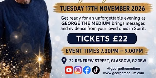 Intermezzo Bar | An Evening of Mediumship with George the Medium