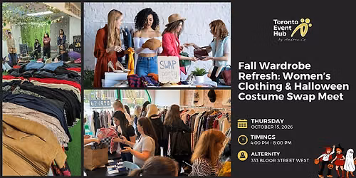 Fall Wardrobe Refresh: Women\u2019s Clothing & Halloween Costume Swap Meet