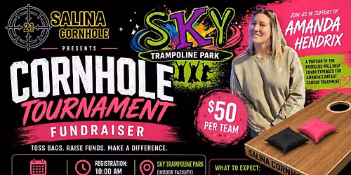 Benefit Cornhole Tournament for Amanda Hendrix