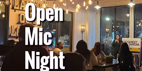 The Comedy Arena's Open Mic Night