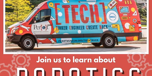 The Perot Museum's T.E.C.H. Truck at the Sanger Public Library