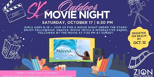 Sisters Keepers Outdoor Movie Night