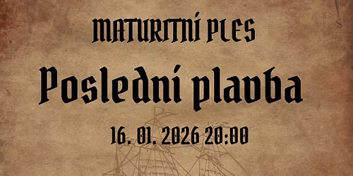 \ud83c\udf93\u2728 MATURITN\u00cd PLES \u2013 POSLEDN\u00cd PLAVBA \u2728\ud83c\udf93