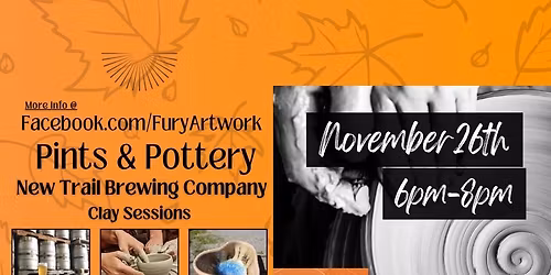 New Trail Brewing Pints & Pottery September