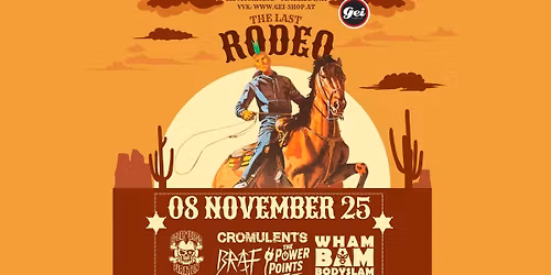 The Last Rodeo - Das allerletzte Livekonzert im GEI Musikclub