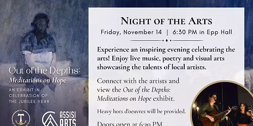 Night of the Arts: an evening of music, poetry and visual arts