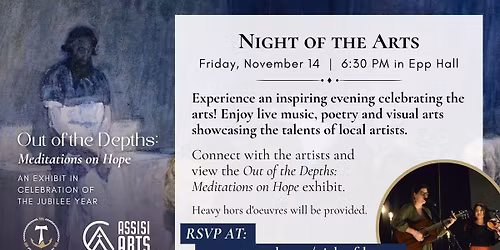 Night of the Arts: an evening of music, poetry and visual arts