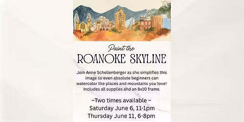 Paint the Roanoke Skyline