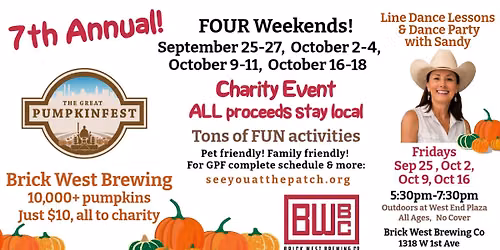 Line Dancing at the 7th Annual TGP! The Great PumpkinFest!