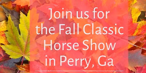 UPHA CH 8\/17 Fall Classic Horse Show