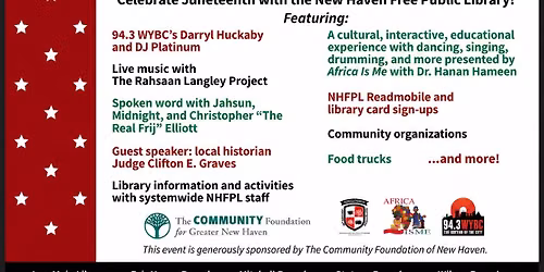 Celebrate Juneteenth with the New Haven free public library