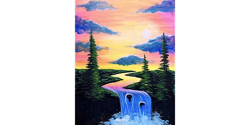 Iridescent Falls - Paint and Sip in Tyler | Classpop!\u2122