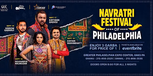 Navratri Festival at Philadelphia Expo Center 2026 (Live Garba)