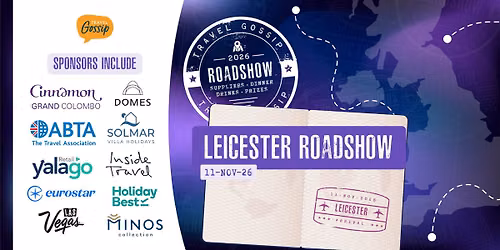 Travel Gossip Roadshow - Leicester - Wednesday 11th November