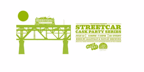 Alleykat x VayCay Brewing - Cask Beer Streetcar July 23 - 600 p.m