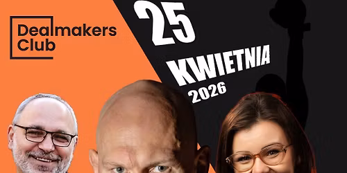 Dealmakers Club | Krzysztof "Diablo" W\u0142odarczyk | 24 i 25 Kwietnia | Sheffield! 