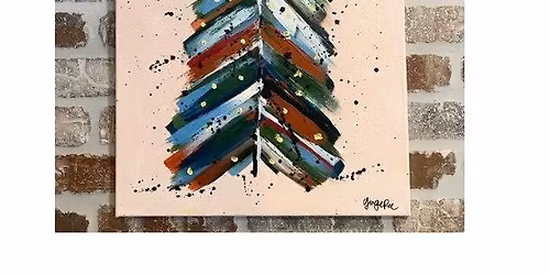 Modern Christmas Canvas Class