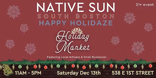 Native Sun Holidaze Market | Feat. Local & Small Businesses