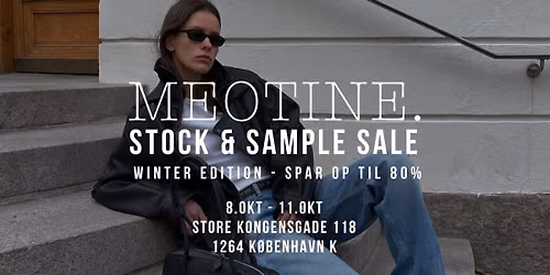 MEOTINE. STOCK & SAMPLE SALE. WINTER EDITION.
