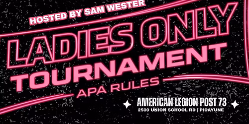 LADIES ONLY TOURNY