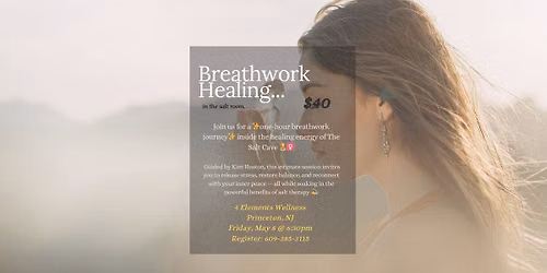 Breathwork Healing in the salt room