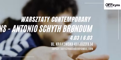 JENS - ANTONIO SCHYTH BR\u00d8NDUM w OFFicynie! Warsztaty Contemporary