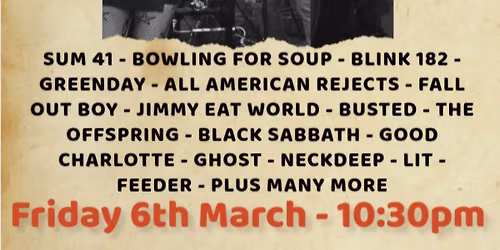 Pop Punk\/Alternative Rock night with Circus of Thieves at Finns!