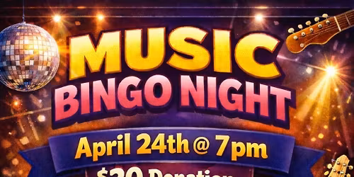 MUSIC BINGO NIGHT! JR FUNDRAISER 