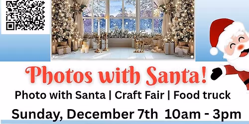 Photos with Santa, shopping, and food!