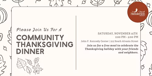 Community Thanksgiving Dinner