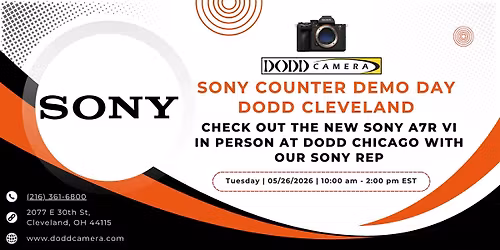 Sony A7R VI Hands-on Touch & Try - Dodd Camera Cleveland