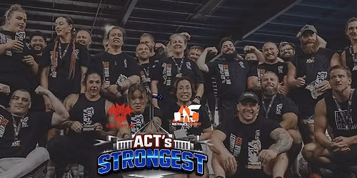 ACT's Strongest Man and Woman 2026