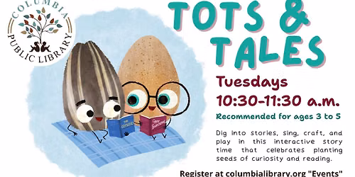 Tots & Tales (3-5 yrs.)