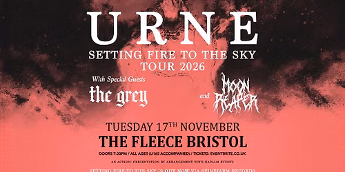 Urne at The Fleece, Bristol  - Tue 17th Nov 2026