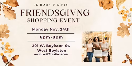 LK Home & Gifts Friendsgiving Event