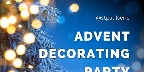 Advent Decorating Party