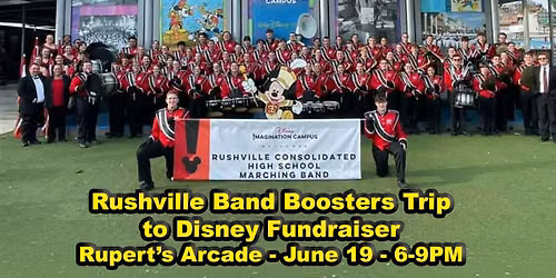 Rushville Band Boosters Trip to Disney Fundraiser