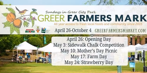 Greer Farmers Market Core Market Season