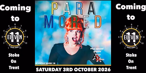 Paramored plus support Athenas Revenge live at Eleven Stoke