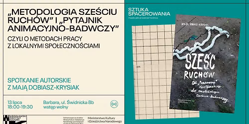 Metodologia sze\u015bciu ruch\u00f3w i pytajnik animacyjno-badawczy | Szko\u0142a S\u0105siedzkich Spacer\u00f3w