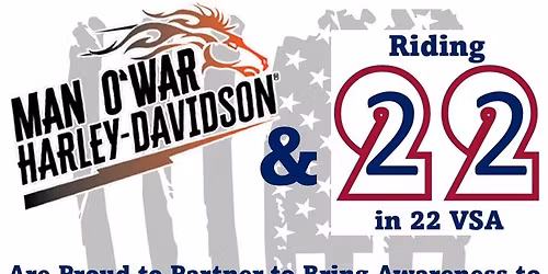 Riding 22 States in 22 Days Veteran Suicide Awareness - State 2 - Man O'War Harley-Davidson