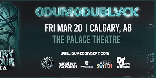 ODUMODUBLVCK - THE INDUSTRY MACHINE TOUR