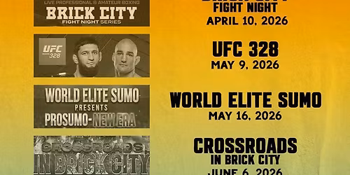 Brick City Fight Night - Crossroads in Brick City at Prudential Center